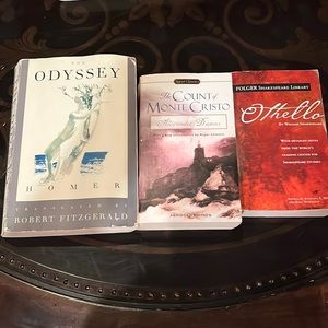 The Count of Monte Cristo, Othello, Odyssey Books